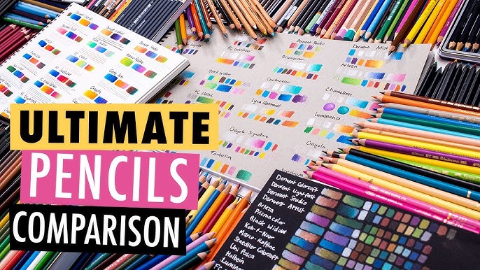 The BEST PENCILS for adult coloring, professional art, drawing skin + more!  (My Recommendations) 