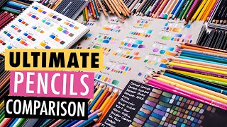 Testing ALL the BEST COLORED PENCILS for adult coloring: 26 Brands! FaberCastell Prismacolor + more
