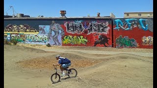 Riders taking advantage of Dirt World in Richmond, Calif.
