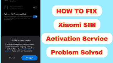 HOW TO FIX Xiaomi SIM Activation Service Problem Solved | Find device Activating SIM card 2 problem