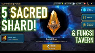 [Raid: Shadow Legends] 5 Sacred Shard & Fungsi Tavern