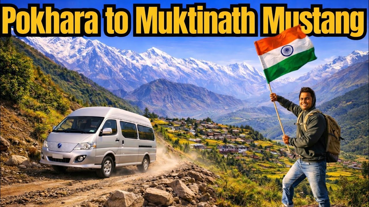 EP-16 | Pokhara to Muktinath by Road 🇳🇵 | Mustang Yatra | Bus Booking, Expenses & Road Condition