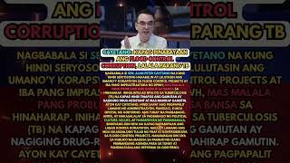 Cayetano Kapag Pinabayaan ang Flood Control Corruption, Lalala Parang TB!
