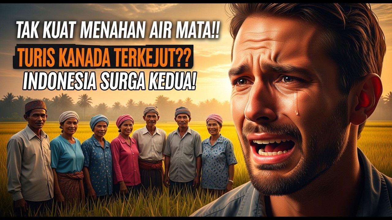 TAK KUAT MENAHAN AIR MATA! WARGA KANADA SEBUT INDONESIA “SURGA KEDUA”