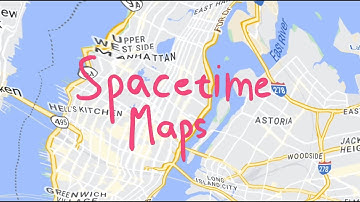 I made maps that show time instead of space