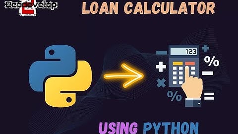 Building a Loan Calculator in Python with Tkinter | Python GUI Tutorial