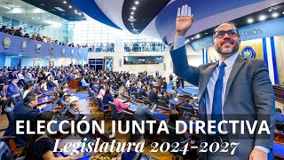 #ENVIVO SESIÓN PLENARIA DE INSTALACIÓN || ELECCIÓN JUNTA DIRECTIVA LEGISLATURA 2024-2027 #ELSALVADOR