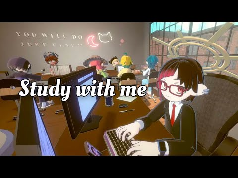 8-HOUR STUDY WITH ME | Office, Hyper Efficient, Focus Music, Keyboard Typing ASMR video thumb