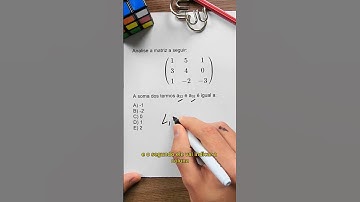 O básico de Matrizes! #Matemática #enem #concursos #educação