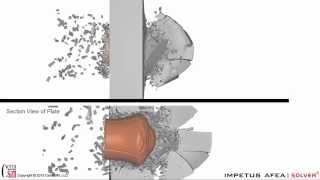 CertaSIM: Bullet Impact with Aluminum Plate using the IMPETUS Afea Solver