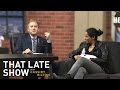 Between Takes: Lilly Singh&#39;s BAWSE Commercial | That Late Show with Cassidy Hilton