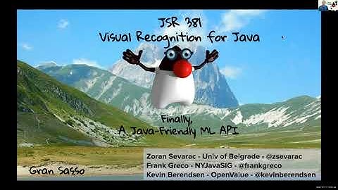 2020-07-21 SDJUG JSR381 - Visual Recognition for Java - A Java-Friendly ML API