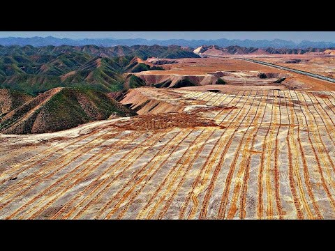 See What China Is Doing To The 700 Mountains For The New City - Incredible Construction Projects