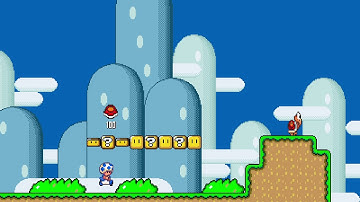 Super Mario ReInvent (SMR, SMBX) v1.1 (Preview Build) Gameplay - The Invasion (Part 3 with Toad)