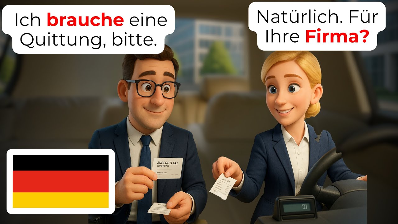 🇩🇪 Разговоры в такси в Германии | A1-A2 | Учите лёгкий немецкий быстро для начинающих
