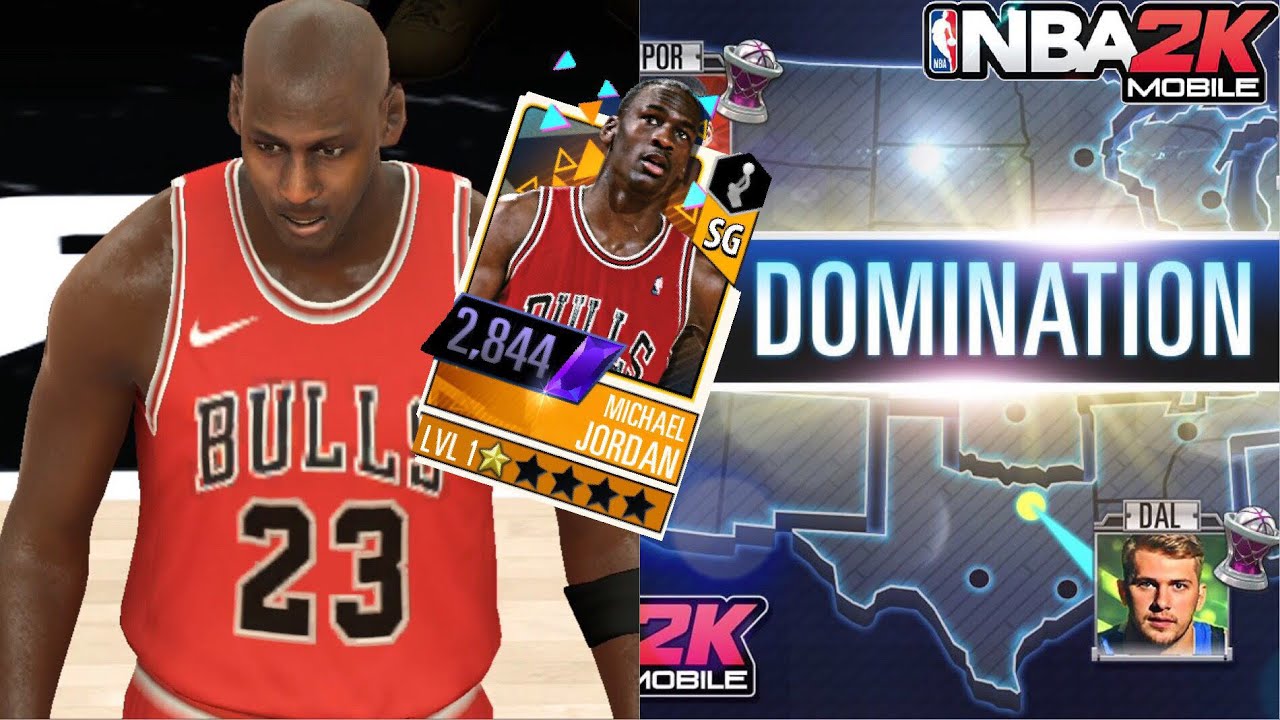 Michael Jordan Gameplay in New NBA 2K Mobile Mode!! - YouTube