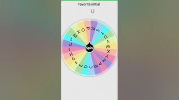if it lands on your initial you are out Part 3 #shorts #spinthewheel #shortvideo #short