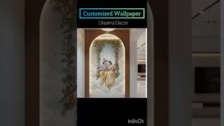 Customized Wallpaper/3D wallpaper contact @dreamzdecor6755 7488351273#interiordesign #homedecor