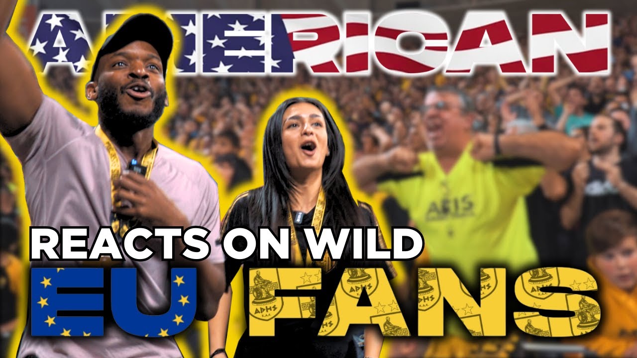 Emeka reacts on European Fans 🏀 Aris vs Paok