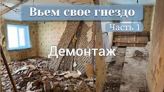 &quot;Вьем свое гнездо&quot; Часть 1 | Как все начиналось, демонтаж | Ремонтные байки