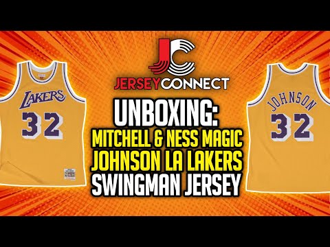 Magic Johnson Los Angeles Lakers Mitchell & Ness Hardwood Classics Swingman  Jersey - Gold