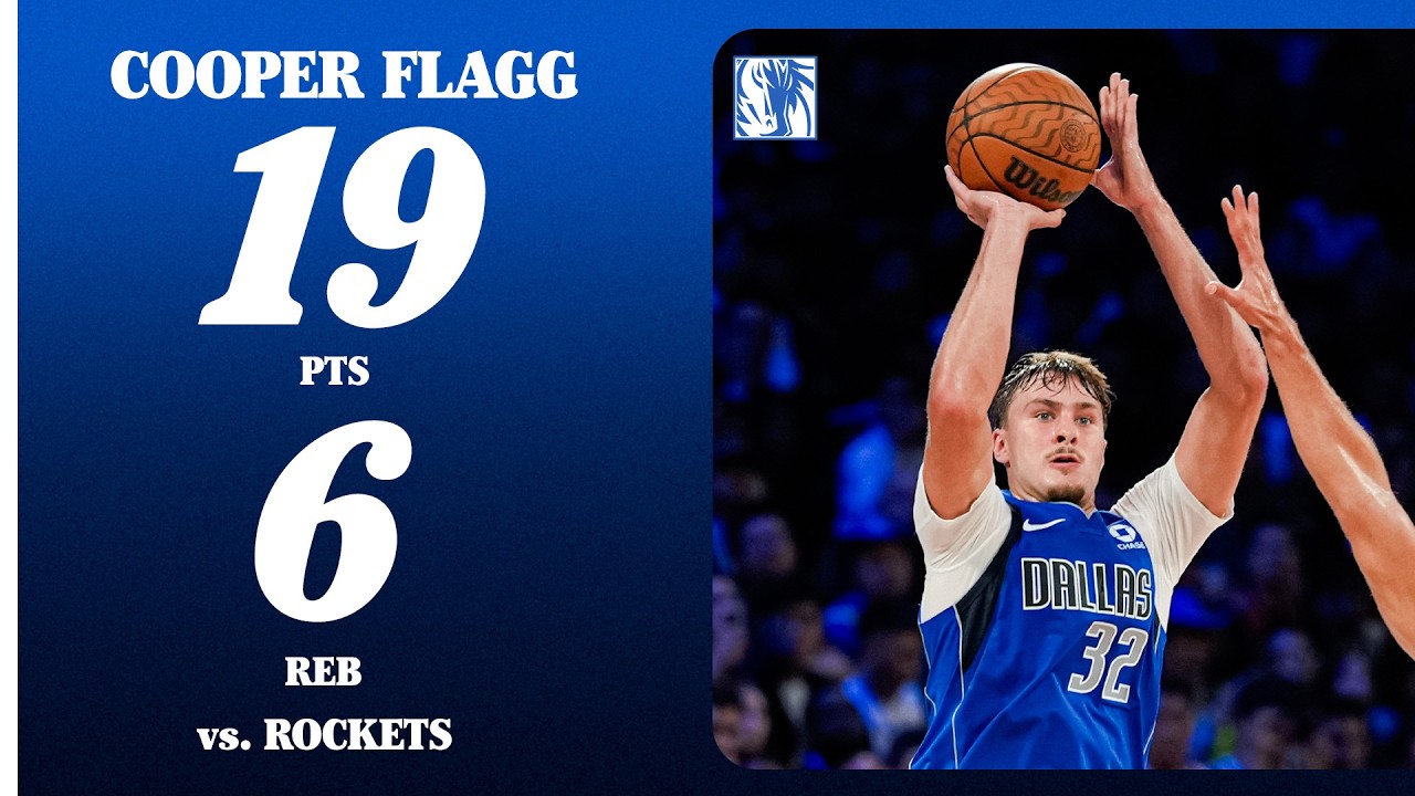 Cooper Flagg (19 PTS 6 REB) vs. Houston Rockets | Preseason | October 9, 2026