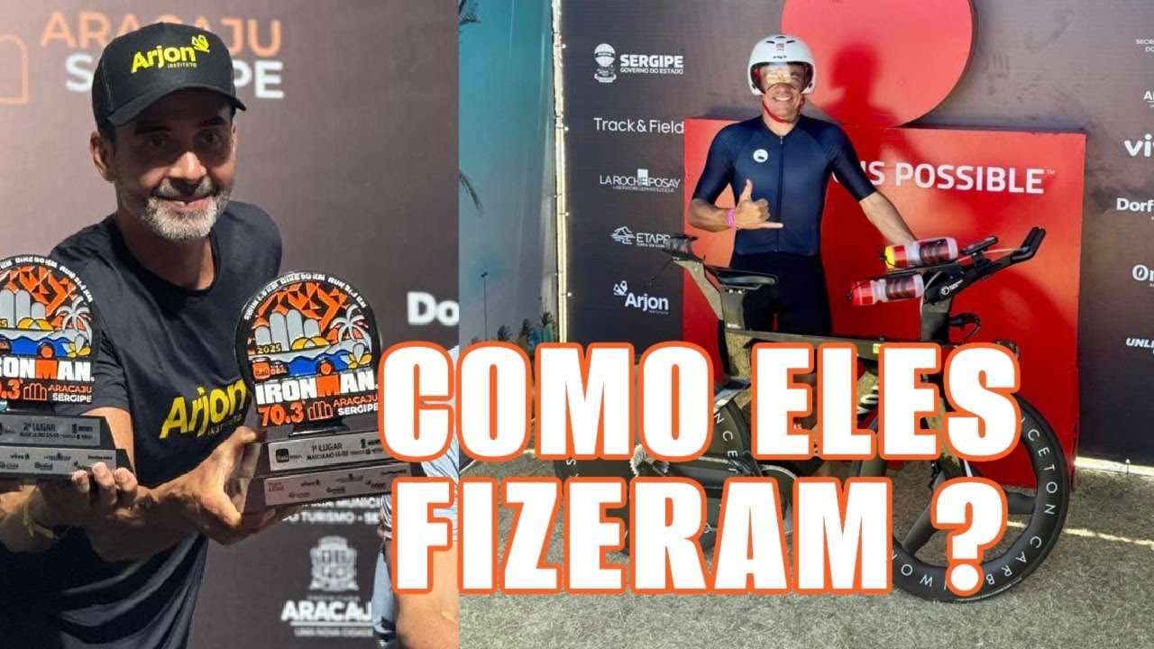 CAMPEÃO DO IRONMAN 70.3 & TOP 3 DO CIRCUITO IRONMAN