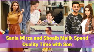 Sania Mirza and Shoaib Malik with Cute Son