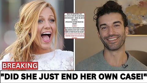 Blake Lively’s Last-Minute Attempt to Save Her Case Backfires—Accidentally Vindicates Justin Baldoni