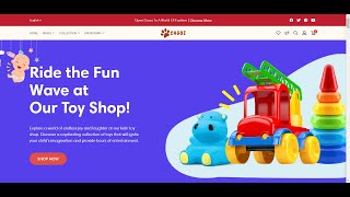 Must-Win Shopify Baby Toy Homepage Template by Veda Builder screenshot 3