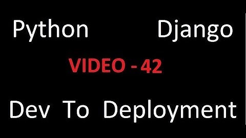 Python Django Dev To Deployment Project Based Course - Contacts App & Model - Video 42 - Brad