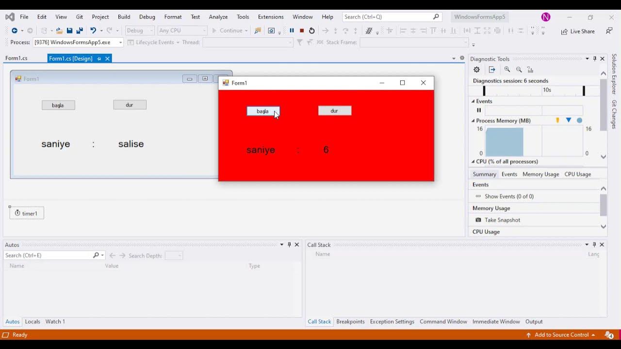 55. Örnek = C Form'da Kronometre (zamanlayıcı) Yapımı YouTube