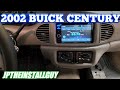 2002 Buick century radio removal and double din install