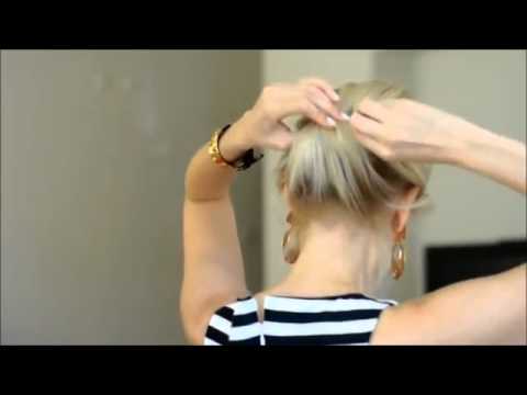 Bir  Dakikada Topuz Yapımı - Easy Hair Bun In 1 Minute- (Güzellik Sırları)