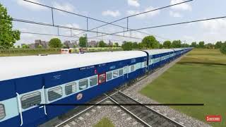 Two Train Crossing In Single Line By Technical Gamer Rishav Raj