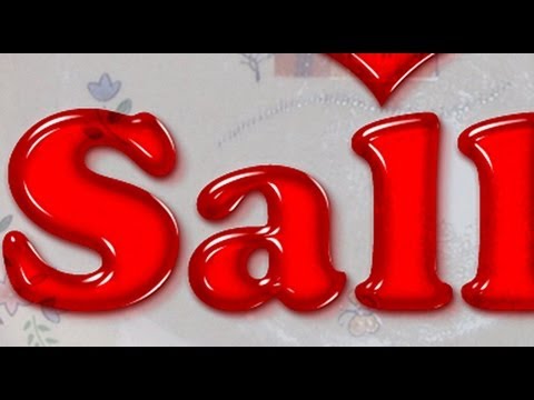 Photoshop Tutorial: How to Make JELLO Text!