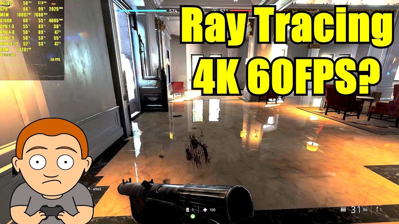 Battlefield 5 DXR Ray Tracing Update 4K RTX 2080 TI OC Performance Test ...