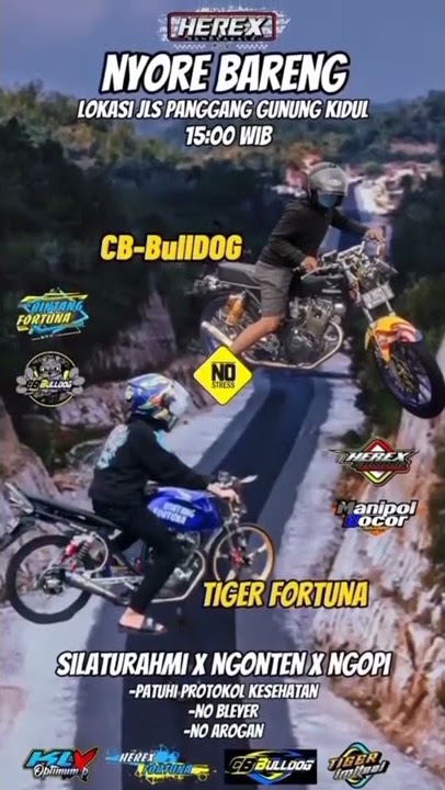 NYORE BARENG HEREX //TIGER FORTUNA DAN CB BULLDOG#cinematic #shorts