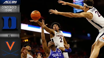 Duke vs. Virginia Condensed Game | 2021-22 ACC Men’s Basketball