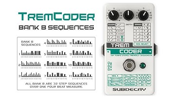 TremCoder All eleven Bank B sequences.