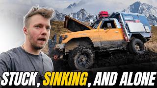 The end of the expedition ALREADY? Land Cruiser STUCK & SINKING in remote Spain