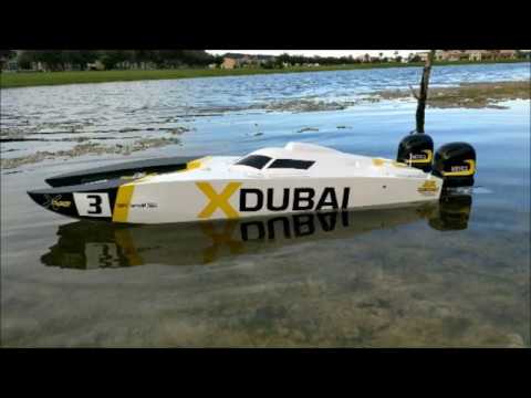 RC twin electric OUTBOARD - YouTube
