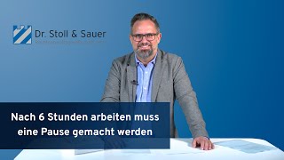 Nach 6 Stunden Muss Eine Pause Gemacht Werden