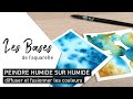 Les BASES DE L'AQUARELLE - Peindre humide sur humide