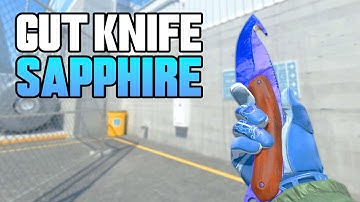 ★ CS2 Gut Knife Sapphire Doppler (FACTORY NEW) | CS2 Knife Gameplay