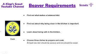 Cook Activity Badge - Beavers