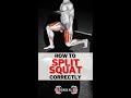 How to SPLIT SQUAT correctly #shorts