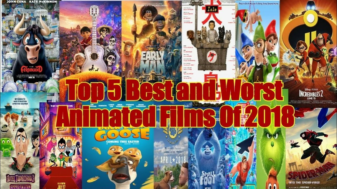 The Top 5 Best and Worst Animated Films Of 2018 - YouTube