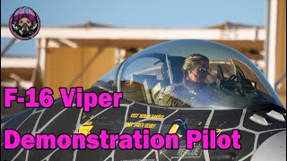 F-16 Viper Demonstration Female Pilot