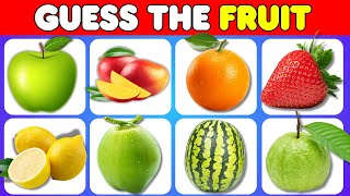 Guess the Fruit in 3 Seconds 🍍🍓🍌 | 50 Different Types of Fruits Challenge | Fun Quiz Game 2025